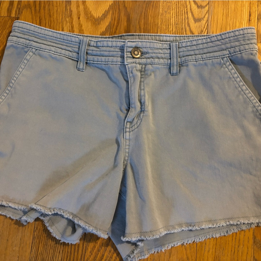 Light Blue Prana Frayed Hem Women’s Short